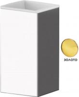 Стакан для зубной щетки и пасты Cezares Prizma-TUMP-03/24 (золото)