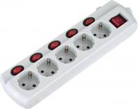 Удлинитель Electraline 62502 (1.5 м, белый)