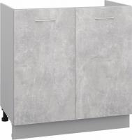 Шкаф напольный Кортекс-мебель Корнелия Лира НШ80м (ателье светлый)