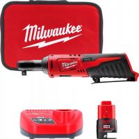 Трещотка Milwaukee M12 M12IR-201B 4933441720 (с 1-им АКБ, сумка)
