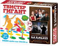 Настольная игра Русский стиль Твистер Гигант, Мафия Ночное безмолвие 2 в 1 03660