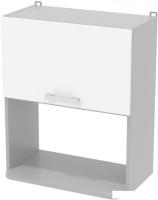 Шкаф навесной Интерлиния Компо ВШ60-720-1дг МП (белый платинум)