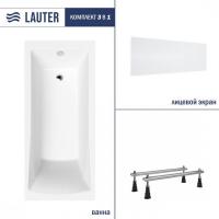 Ванна Lauter Aurora 140x70 21010040 (с ножками и лицевым экраном)