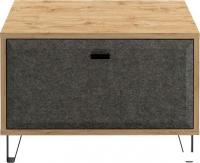 Тумба для обуви Black Red White Grace KOM1K (дуб наварра/графит)