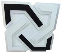 Припотолочная люстра Aitin Pro L25611/500 (белый/черный)