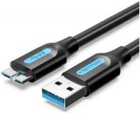Кабель Vention COPBF USB 3.0 - micro USB-B (1 м, черный)