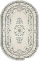 Ковер для жилой комнаты Bossan Rome 1754A-KGRI-BEJ-OVAL (2x2.9)