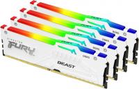 Оперативная память Kingston FURY Beast RGB 4x16ГБ DDR5 6000 МГц KF560C40BWAK4-64