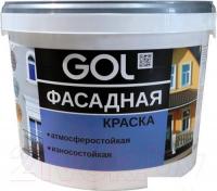 Краска GOL Expert ВД-АК-1180 Фасадная акриловая 6.5 кг (белый матовый)