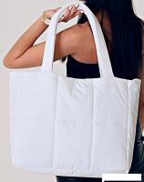 Женская сумка MT.style ТОУТ-1 из водоотталкивающей ткани (белый)