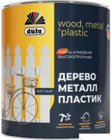 Эмаль Dufa Алкидная база 1 (2 л, белый)