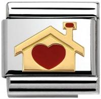 Звено для браслета NominatioN Дом с сердцем 030283/07