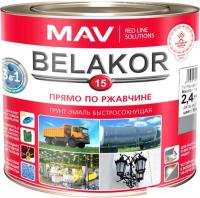 Грунт-эмаль MAV Belakor-15 Ral 7001 2.4 л (светло-серый матовый)