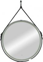 Континент Зеркало Millenium Black Led D 65 (натуральная кожа, черный)