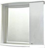 Гамма Шкаф с зеркалом 08м (белый, правый)