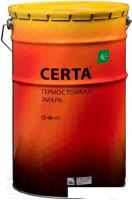 Краска Certa Термостойкая 9011 800С 25 кг (черный полуглянец)