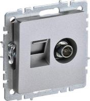 Розетка телевизионная IEK Brite BR-AK20-1-K47
