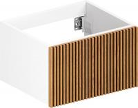 ЗОВ Тумба под умывальник Кито 50 K50LW0MRMC (белый/тростник)