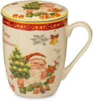 Кружка Lamart Noel Сюрприз Санта с елкой LMR-22383