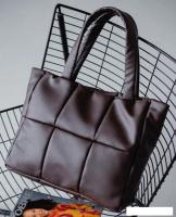 Женская сумка MT.style ТОУТ из экокожи (коричневый)