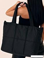 Женская сумка MT.style ТОУТ-1 из водоотталкивающей ткани (черный)