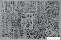 Ковер для жилой комнаты Karven Nostalji 120х180 KV 033 (хлопок/вискоза, серый)