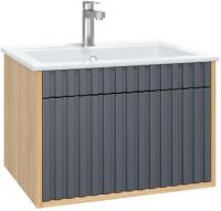 Onika Тумба под умывальник Дайлер 60 106151 (графит/дуб сонома)