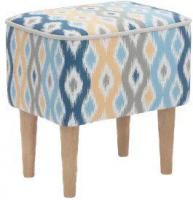 Пуфик Mio Tesoro Одос Принт (микровелюр/абстракция голубой)