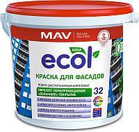 Краска MAV Ecol ВД-АК-1032 фасадная 5 л (белый)
