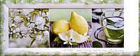 Картина Декарт Коллаж чай, лимоны 8Л0491 (в раме)