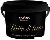 Краска Ticiana Deluxe Effetto di Ferro 0.9 л (черный металлик)