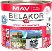 Грунт-эмаль MAV Belakor-15 Ral 7011 2.4 л (серый матовый)
