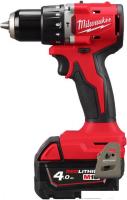 Ударная дрель-шуруповерт Milwaukee M18 BLPDRC-402C 4933492824 (с 2-мя АКБ 4 Ач, кейс)
