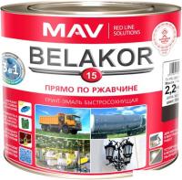 Грунт-эмаль MAV Belakor-15 Ral 8017 2.4 л (шоколадный матовый)