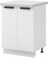 Шкаф напольный Mio Tesoro Пасадена ШН 600 (белый/белый бриллиант)