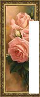 Картина Декарт Нежные розовые розы 30х90 2 8Л0498 (в раме)
