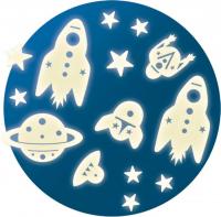 Наклейка на стену Djeco Космос На стену Светящиеся в темноте DD04591