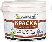 Краска Лакра Фасадная 14 кг (белый)