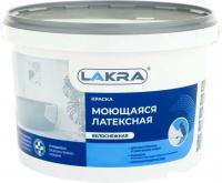Краска Лакра Латексная моющаяся 14 кг (белоснежный)