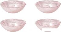 Блюдо Andrea Fontebasso Galassia Pink Glitter GL5CTM52477 (4 шт)