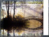 Картина Декарт Осенний пейзаж 8Л0459 (в раме)