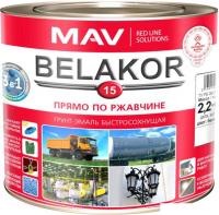 Грунт-эмаль MAV Belakor-15 2.4 л (белый матовый)