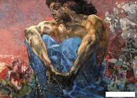 Картина Stamprint Демон сидящий М. А. Врубель PT022 (50x70)