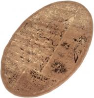 Ковер для жилой комнаты Karven Nostalji 80x120 KV 031 (Acik Kahve/кофейный)