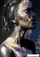 Картина Orlix Золото с голубым CA-13473