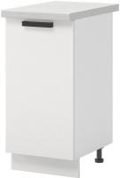 Шкаф напольный Mio Tesoro Пасадена ШН 400 со столешницей (белый/белый бриллиант/антарес)