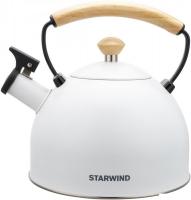 Чайник со свистком StarWind SW-CH1712 (белый)