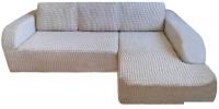 Чехол для дивана Софатэкс ПО-3 без оборки правый (ваниль)