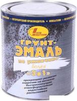 Грунт-эмаль Новбытхим По ржавчине 3в1 1 л (белый)