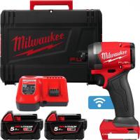 Винтоверт Milwaukee M18 FUEL M18ONEID3-502X 4933492804 (с 2-мя АКБ, кейс)